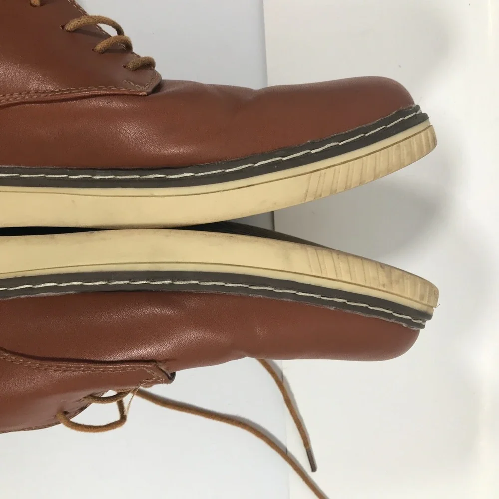 Deer Stags Oakland Oxford Mens‎ US 13W Brown Memory Foam Comfort Dress Shoes